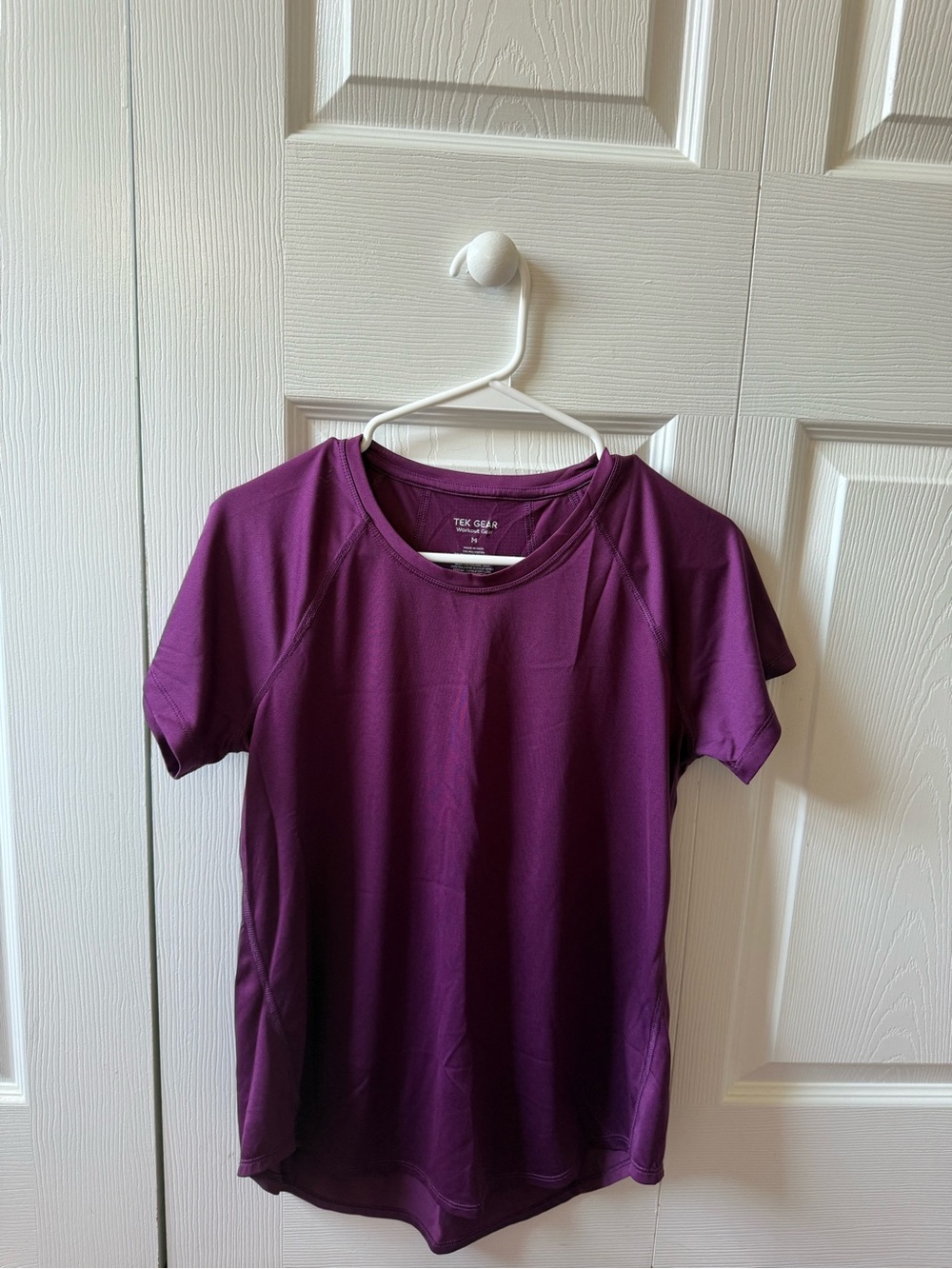 Tek Gear Purple Active Short Sleeve Tee